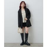 【Kastane】ロゴペプラムベロアトップス | PAL GROUP OUTLET | 詳細画像7 