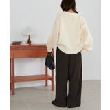 【Discoat】フラワーモチーフ付きプルオーバー | PAL GROUP OUTLET | 詳細画像10