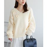 【Discoat】フラワーモチーフ付きプルオーバー | PAL GROUP OUTLET | 詳細画像12