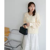 【Discoat】フラワーモチーフ付きプルオーバー | PAL GROUP OUTLET | 詳細画像13