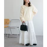 【Discoat】フラワーモチーフ付きプルオーバー | PAL GROUP OUTLET | 詳細画像14