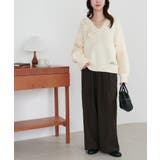 【Discoat】フラワーモチーフ付きプルオーバー | PAL GROUP OUTLET | 詳細画像7