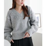 【Discoat】フラワーモチーフ付きプルオーバー | PAL GROUP OUTLET | 詳細画像16