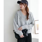 【Discoat】フラワーモチーフ付きプルオーバー | PAL GROUP OUTLET | 詳細画像17