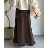 【DouDou】ヴィンテージフェイクレザーセミフレアスカート | PAL GROUP OUTLET | 詳細画像9