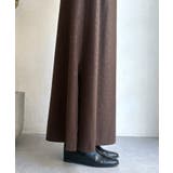 【DouDou】ヴィンテージフェイクレザーセミフレアスカート | PAL GROUP OUTLET | 詳細画像13