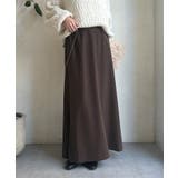 【DouDou】ヴィンテージフェイクレザーセミフレアスカート | PAL GROUP OUTLET | 詳細画像7