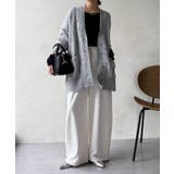 【DouDou】ウォッシャブルカラーネップカーディガン | PAL GROUP OUTLET | 詳細画像1