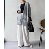 【DouDou】ウォッシャブルカラーネップカーディガン | PAL GROUP OUTLET | 詳細画像3