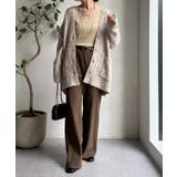 【DouDou】ウォッシャブルカラーネップカーディガン | PAL GROUP OUTLET | 詳細画像13