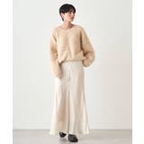 【earthy_】Vネックオーバーニット | PAL GROUP OUTLET | 詳細画像1 