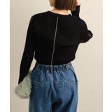 BLK | 【Omekashi】リブニット | PAL GROUP OUTLET