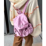 【CIAOPANIC TYPY】H.Sロゴ刺繍サテンリュックサック | PAL GROUP OUTLET | 詳細画像7 