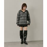 【mline】[mline]ミックスストライプニット | PAL GROUP OUTLET | 詳細画像25 