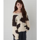 【RAY CASSIN】ケーブルルーズニット | PAL GROUP OUTLET | 詳細画像13 