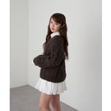 【RAY CASSIN】ケーブルルーズニット | PAL GROUP OUTLET | 詳細画像36 