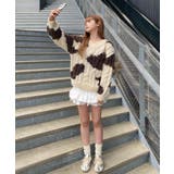 【RAY CASSIN】ケーブルルーズニット | PAL GROUP OUTLET | 詳細画像3 