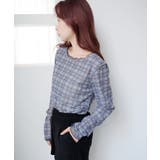 【Kastane】レイヤードチェックシアープルオーバー | PAL GROUP OUTLET | 詳細画像12 