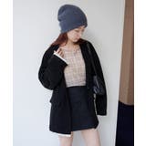 【Kastane】レイヤードチェックシアープルオーバー | PAL GROUP OUTLET | 詳細画像8 