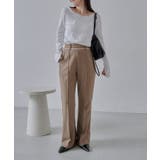 【CAPRICIEUX LE'MAGE】ピンタックフレアPT | PAL GROUP OUTLET | 詳細画像3 