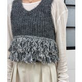 【CAPRICIEUX LE'MAGE】チュールヤーンベスト | PAL GROUP OUTLET | 詳細画像15 