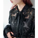 【Kastane】ドットレースボウタイブラウス | PAL GROUP OUTLET | 詳細画像1 