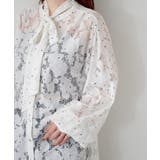 【Kastane】ドットレースボウタイブラウス | PAL GROUP OUTLET | 詳細画像29 