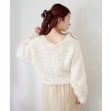 【Kastane】グロスシャギーカーディガン | PAL GROUP OUTLET | 詳細画像4 