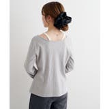 【Kastane】B ラメリブスリットトップス | PAL GROUP OUTLET | 詳細画像15 