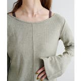 【Kastane】B ラメリブスリットトップス | PAL GROUP OUTLET | 詳細画像27 