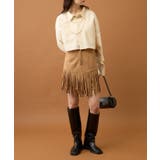 【mystic】フェイクスウェードフリンジスカート | PAL GROUP OUTLET | 詳細画像16 