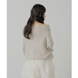 【Chico】ビジュー付アンゴラオフショルKT | PAL GROUP OUTLET | 詳細画像11 