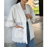 【CIAOPANIC TYPY】切替レースオーバー5分袖シャケット | PAL GROUP OUTLET | 詳細画像3 