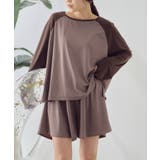 MOCHA | 【CIAOPANIC TYPY】バックリボンラグランスリーブラッシュガ… | PAL GROUP OUTLET