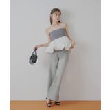 【Chico】紐取り外しペプラムドッキングベアトップ | PAL GROUP OUTLET | 詳細画像19 