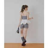 【Chico】紐取り外しペプラムドッキングベアトップ | PAL GROUP OUTLET | 詳細画像25 