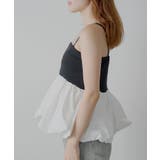 【Chico】紐取り外しペプラムドッキングベアトップ | PAL GROUP OUTLET | 詳細画像34 