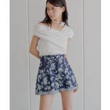 【Chico】フラワープリントデニムSPT | PAL GROUP OUTLET | 詳細画像5 