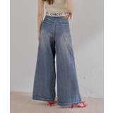 【Chico】ボタンデザインハイウエストワイドデニム | PAL GROUP OUTLET | 詳細画像11 