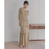 BRN | 【Chico】ギンガムフリルデザインシャーリングSK | PAL GROUP OUTLET