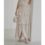 【Chico】ギンガムフリルデザインシャーリングSK | PAL GROUP OUTLET | 詳細画像1 