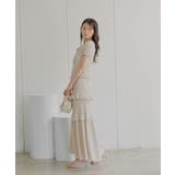 【Chico】ギンガムフリルデザインシャーリングSK | PAL GROUP OUTLET | 詳細画像16 