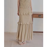 【Chico】ギンガムフリルデザインシャーリングSK | PAL GROUP OUTLET | 詳細画像9 