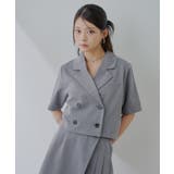 【Chico】半袖ダブルジャケット | PAL GROUP OUTLET | 詳細画像1 