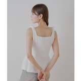 【Chico】フロントボタンツイードノースリベスト | PAL GROUP OUTLET | 詳細画像2 