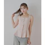 【Chico】フロントボタンツイードノースリベスト | PAL GROUP OUTLET | 詳細画像41 