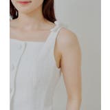 【Chico】フロントボタンツイードノースリベスト | PAL GROUP OUTLET | 詳細画像49 