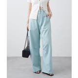 BLU | 【mystic】カーブスラックス | PAL GROUP OUTLET