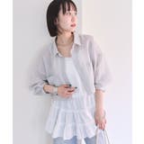 【mystic】シアーショートシャツ | PAL GROUP OUTLET | 詳細画像9 