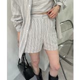 GRY | 【mystic】ストライプショートパンツ | PAL GROUP OUTLET